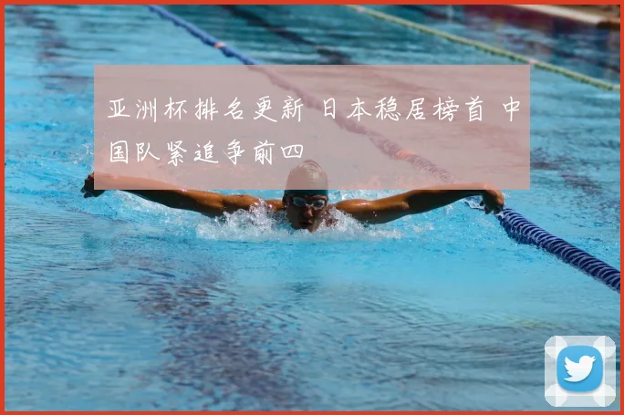 亚洲杯排名更新 日本稳居榜首 中国队紧追争前四