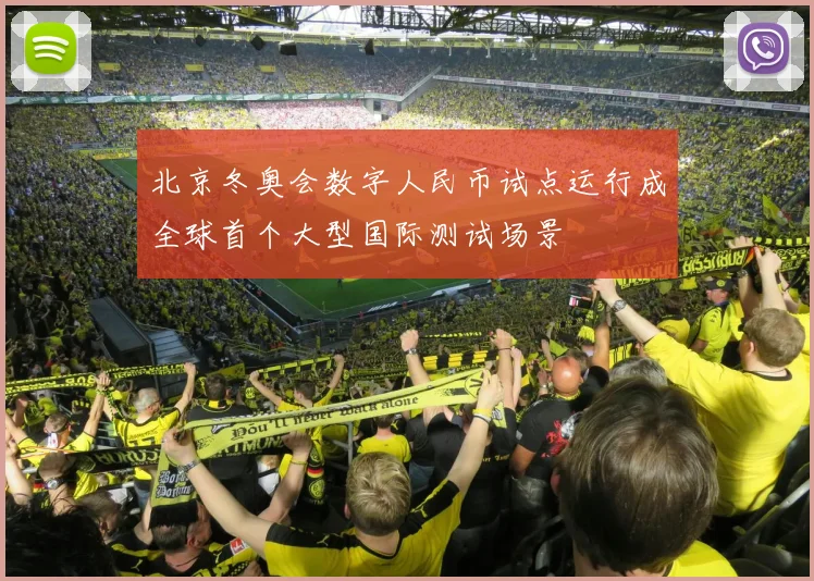 北京冬奥会数字人民币试点运行成全球首个大型国际测试场景